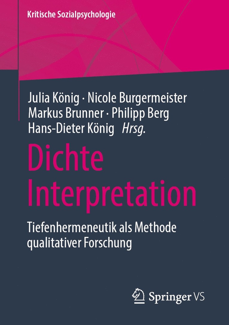 Julia König, Nicole Burgermeister, Markus Brunner, Philipp Berg, Hans-Dieter König - Dichte Interpretation, Häftad