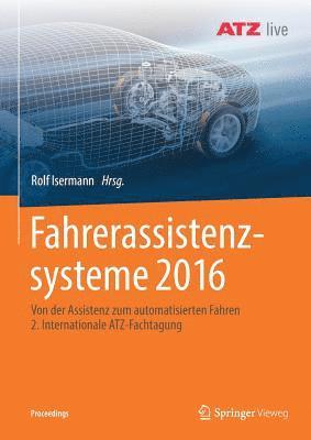 bokomslag Fahrerassistenzsysteme 2016