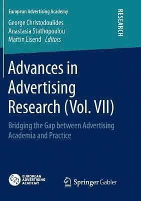 Advances in Advertising Research (Vol. VII) 1