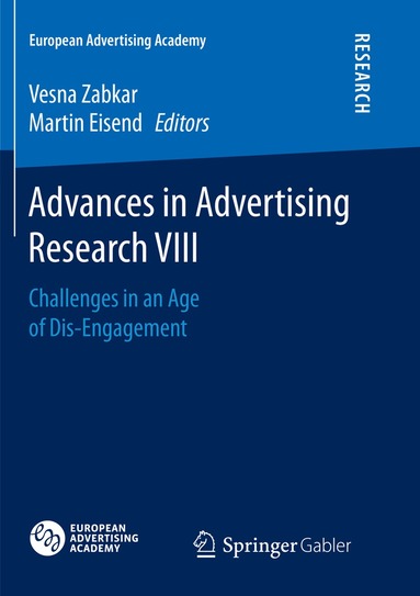 Vesna Zabkar, Martin Eisend - Advances in Advertising Research VIII, Häftad