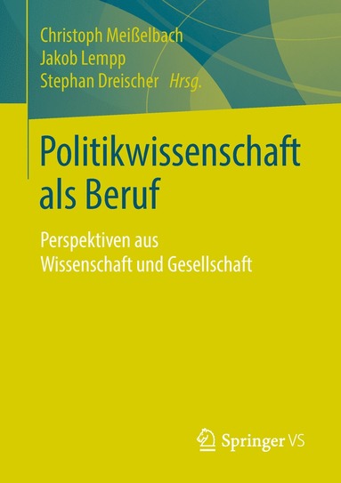 bokomslag Politikwissenschaft als Beruf