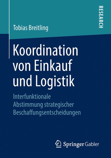 Tobias Breitling - Koordination von Einkauf und Logistik, Häftad