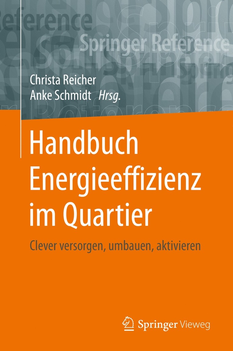 Christa Reicher, Anke Schmidt - Handbuch Energieeffizienz im Quartier, Inbunden