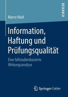 bokomslag Information, Haftung und Prfungsqualitt