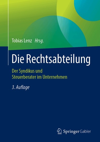 Tobias Lenz - Die Rechtsabteilung, Inbunden