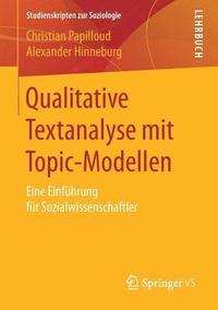 bokomslag Qualitative Textanalyse mit Topic-Modellen