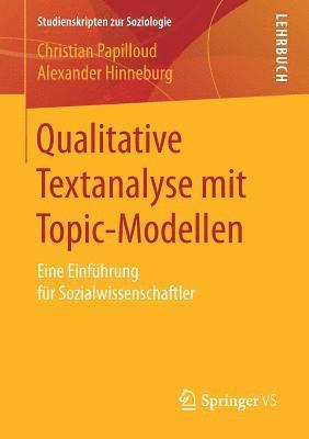 bokomslag Qualitative Textanalyse mit Topic-Modellen
