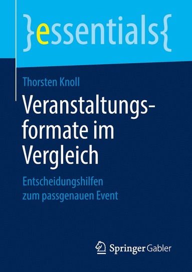 Thorsten Knoll - Veranstaltungsformate im Vergleich, Häftad