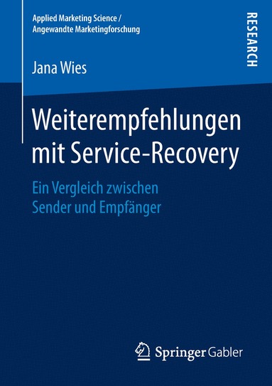 Jana Wies - Weiterempfehlungen mit Service-Recovery, Häftad