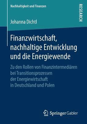 bokomslag Finanzwirtschaft, nachhaltige Entwicklung und die Energiewende