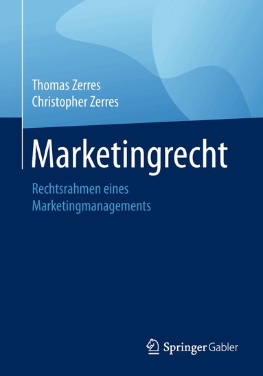 Thomas Zerres, Christopher Zerres - Marketingrecht, Häftad