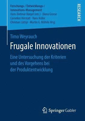 bokomslag Frugale Innovationen