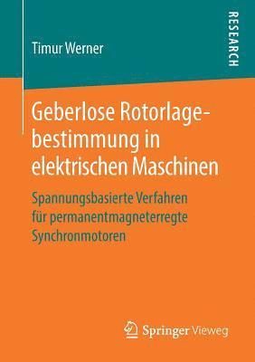 bokomslag Geberlose Rotorlagebestimmung in elektrischen Maschinen