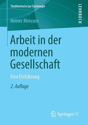 bokomslag Arbeit in der modernen Gesellschaft