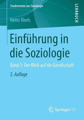 bokomslag Einfhrung in die Soziologie