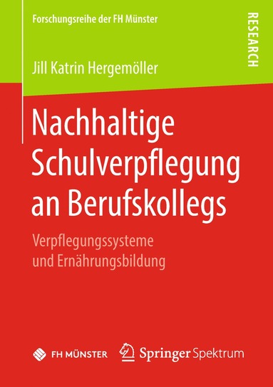 bokomslag Nachhaltige Schulverpflegung an Berufskollegs