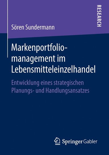 bokomslag Markenportfoliomanagement im Lebensmitteleinzelhandel