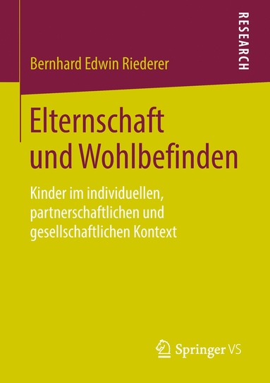 bokomslag Elternschaft und Wohlbefinden