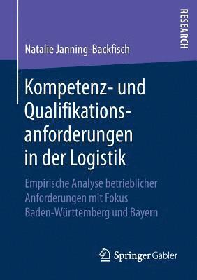 bokomslag Kompetenz- und Qualifikationsanforderungen in der Logistik