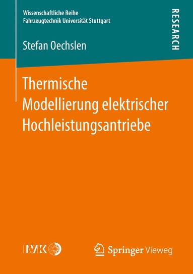 bokomslag Thermische Modellierung elektrischer Hochleistungsantriebe