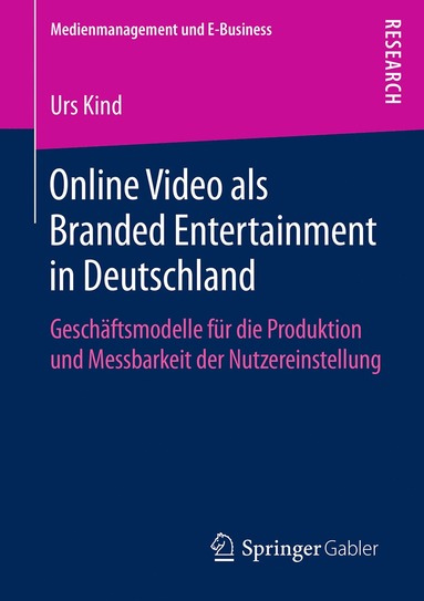 bokomslag Online Video als Branded Entertainment in Deutschland