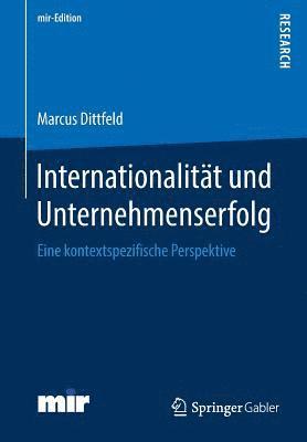 bokomslag Internationalitt und Unternehmenserfolg