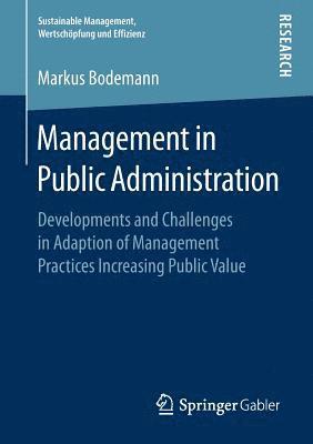 Management in Public Administration 1