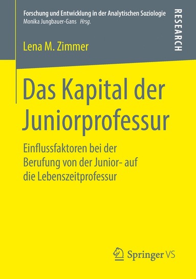 bokomslag Das Kapital der Juniorprofessur