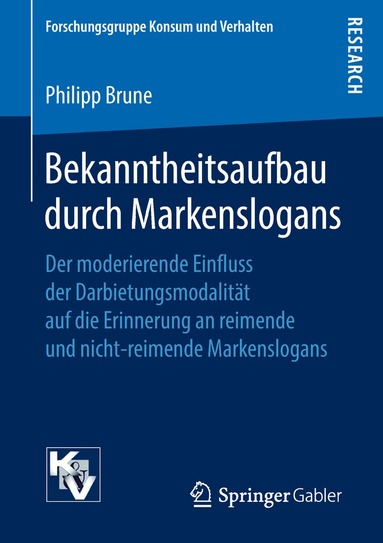 Philipp Brune - Bekanntheitsaufbau durch Markenslogans, Häftad