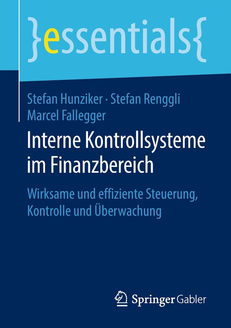 Interne Kontrollsysteme im Finanzbereich 1