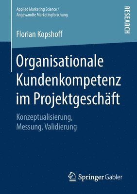 bokomslag Organisationale Kundenkompetenz im Projektgeschft