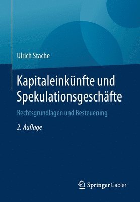 bokomslag Kapitaleinknfte und Spekulationsgeschfte