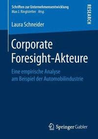 bokomslag Corporate Foresight-Akteure