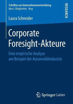 Corporate Foresight-Akteure 1