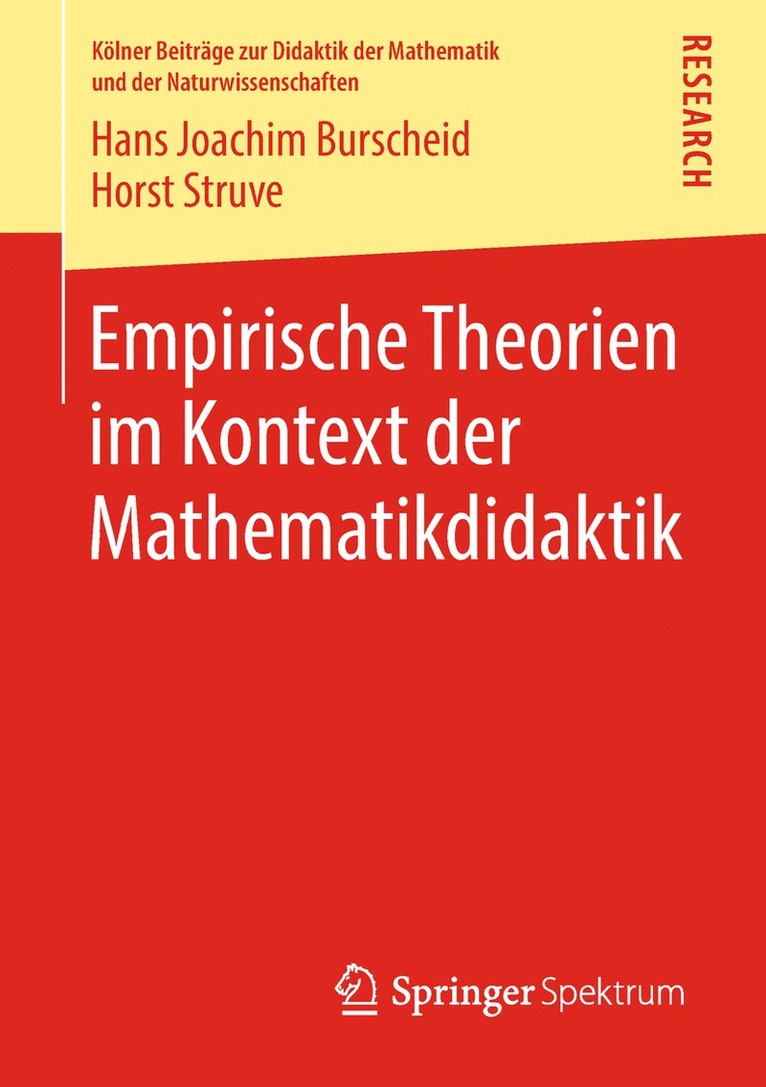 Empirische Theorien im Kontext der Mathematikdidaktik 1