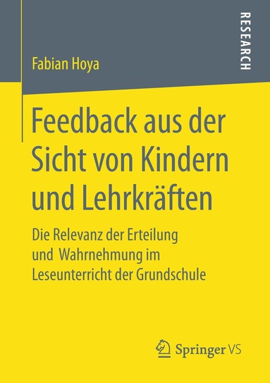 Fabian Hoya - Feedback aus der Sicht von Kindern und Lehrkräften, Häftad