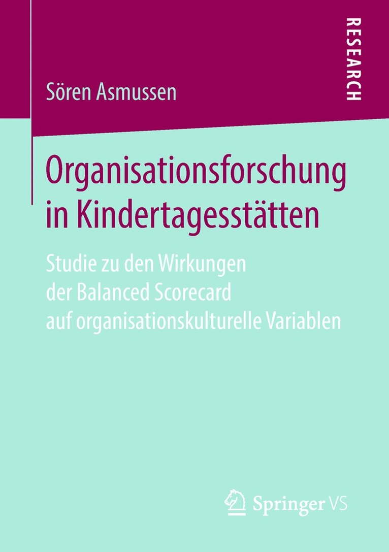 Organisationsforschung in Kindertagessttten 1