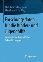 bokomslag Forschungsdaten fr die Kinder- und Jugendhilfe