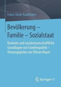 bokomslag Bevlkerung  Familie  Sozialstaat