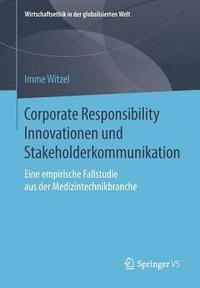 bokomslag Corporate Responsibility Innovationen und Stakeholderkommunikation