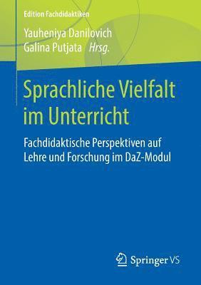 bokomslag Sprachliche Vielfalt im Unterricht