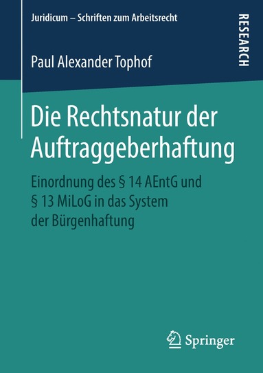 bokomslag Die Rechtsnatur der Auftraggeberhaftung