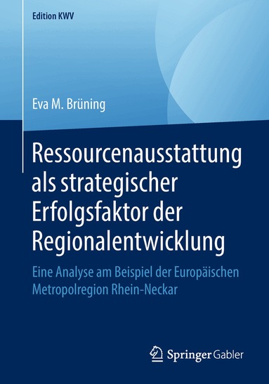 Eva M. Brüning - Ressourcenausstattung als strategischer Erfolgsfaktor der Regionalentwicklung, Häftad