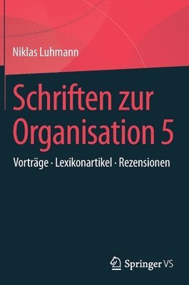 Schriften zur Organisation 5 1