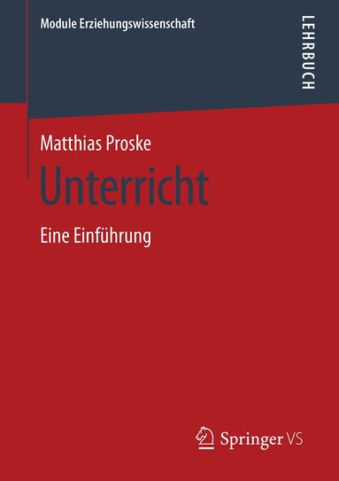 Matthias Proske - Unterricht, Häftad