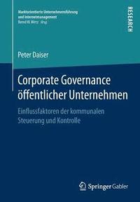 bokomslag Corporate Governance ffentlicher Unternehmen