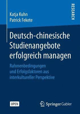 bokomslag Deutsch-chinesische Studienangebote erfolgreich managen