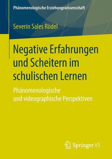 Severin Sales Rödel - Negative Erfahrungen und Scheitern im schulischen Lernen, Häftad