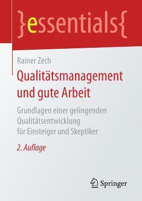 bokomslag Qualittsmanagement und gute Arbeit