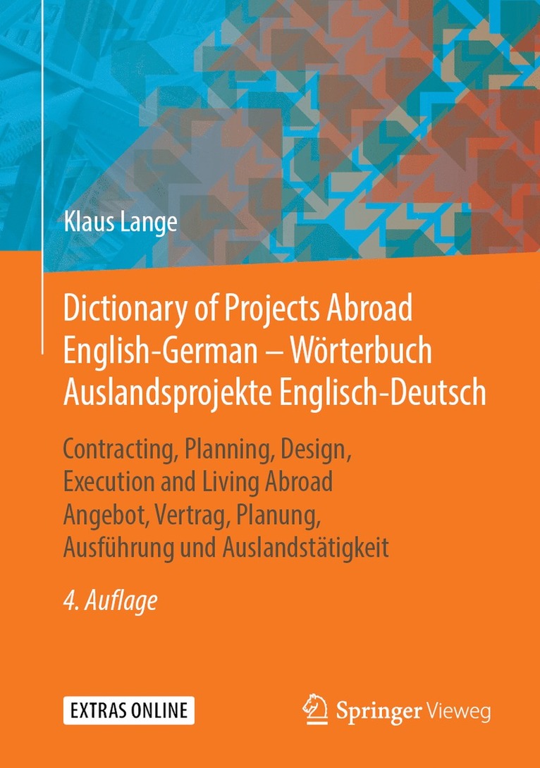 Klaus Lange - Dictionary of Projects Abroad English-German – Wörterbuch Auslandsprojekte Englisch-Deutsch, Inbunden